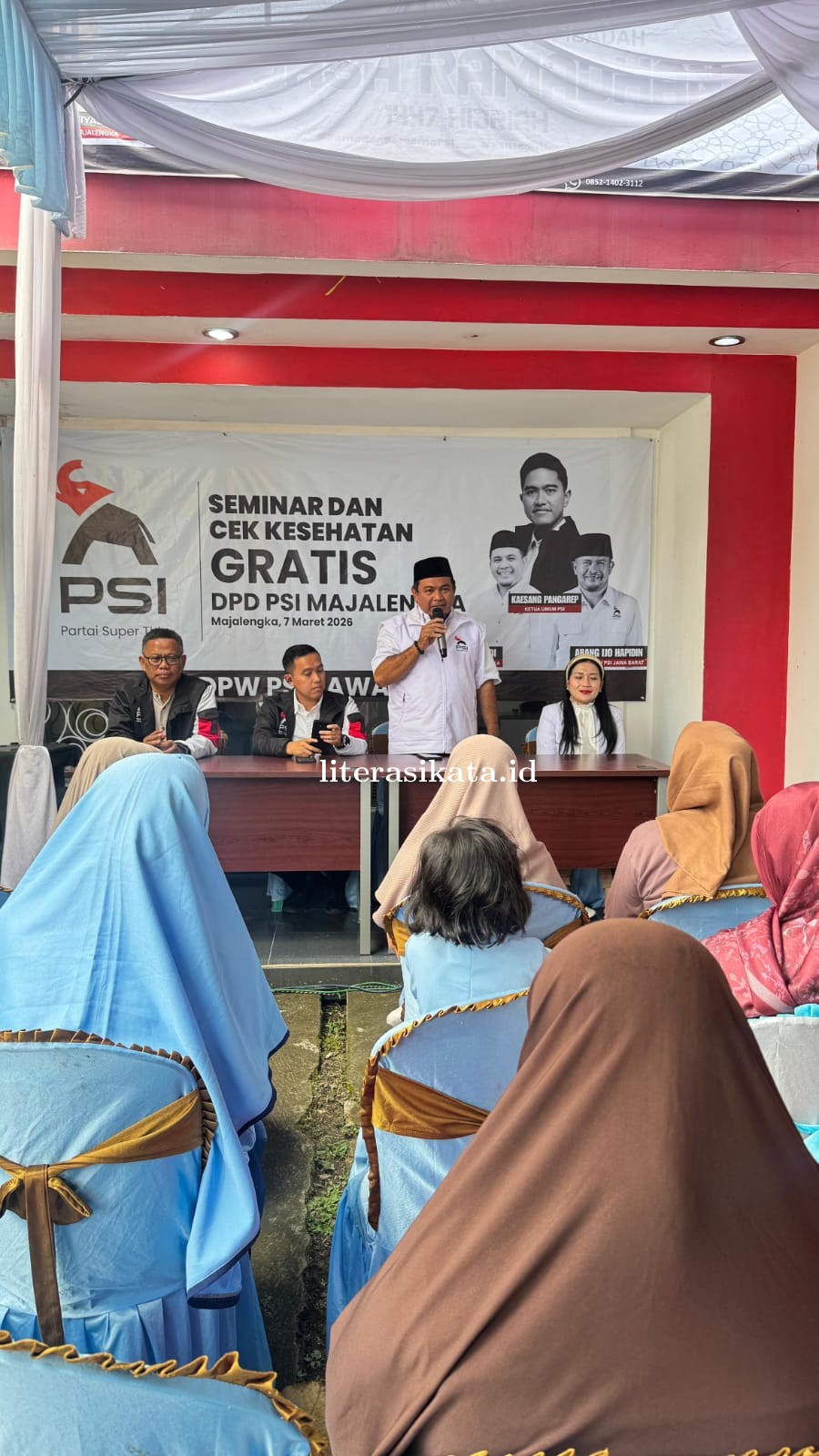 DPD PSI Majalengka Gelar Seminar dan Pemeriksaan Kesehatan Gratis, Sekaligus Peresmian Kantor Baru